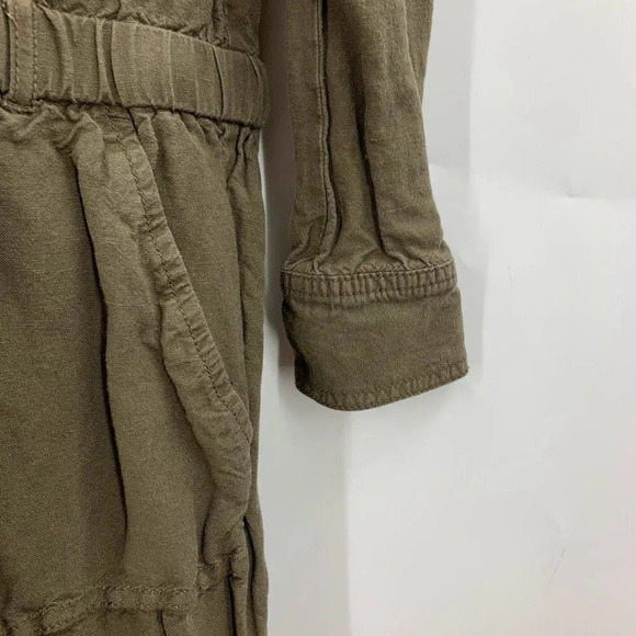 Ann Taylor Loft Women's‎ Linen Blend Long Sleeve Elastic Waist Jumpsuit Size XS - Picture 5 of 16